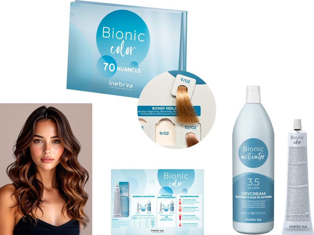inebrya-bionic-color-set-haarfarbe-ohne-ammoniak-maxi-set-mit-18-tuben-3-oxdanten-farbkarte