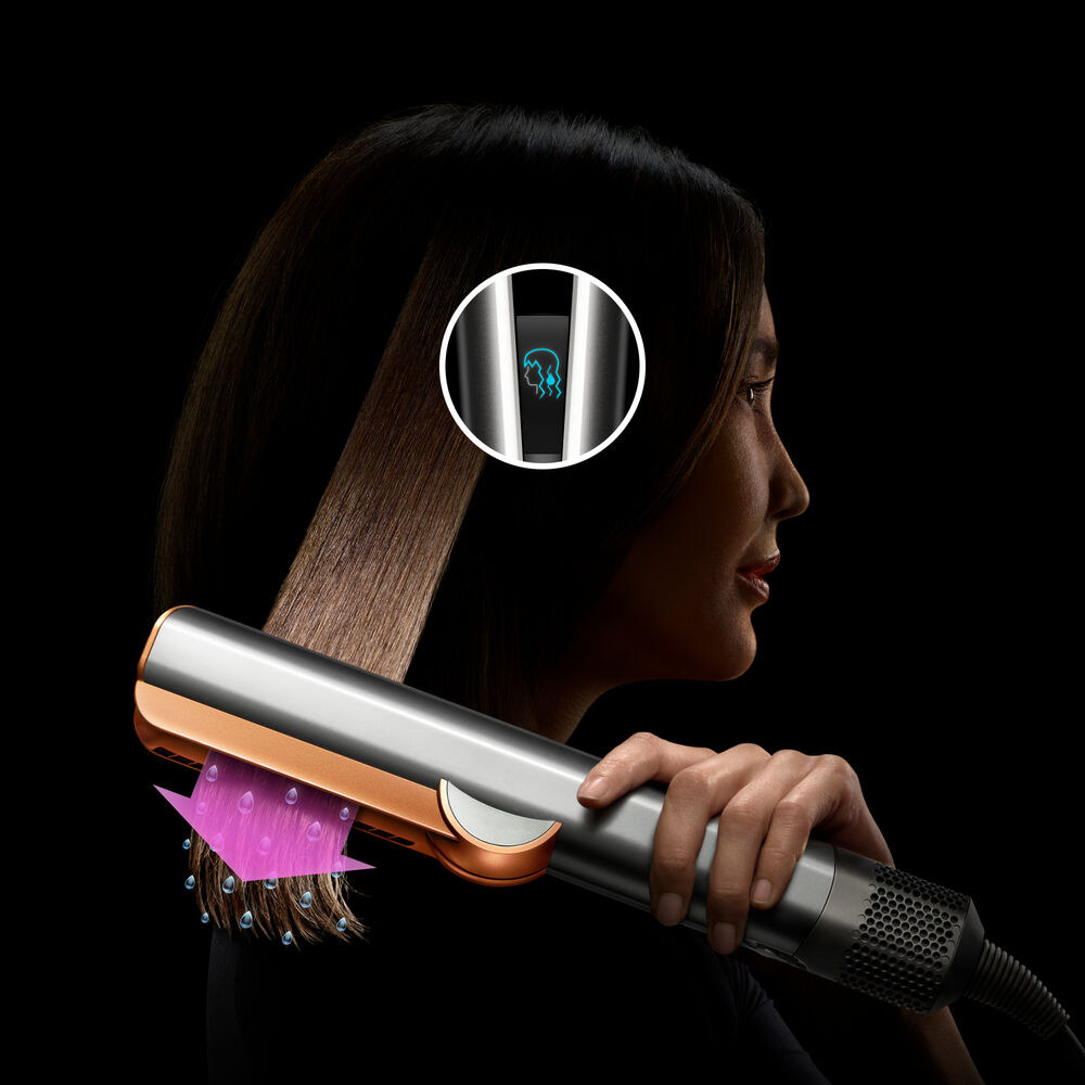 Dyson Airstrait Haarglätter in ceramic pink und rosé