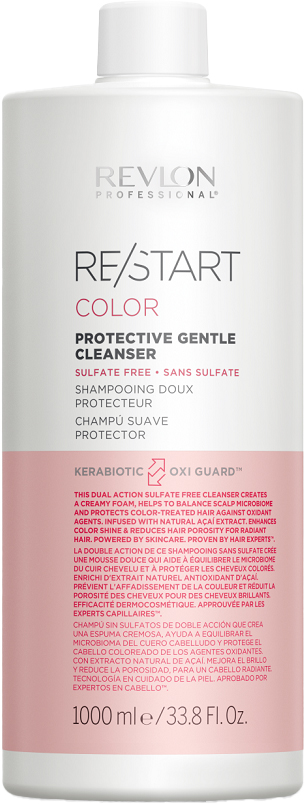 revlon-restart-color-protective-gentle-cleanser-shampoo-1liter-mit-pumpe-sulfatfrei-fuer-coloriertes-haar
