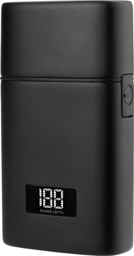efalock-shave-star-folienrasierer-schwarz-mit-digitaler-batteriestandsanzeige-und-aufgedrucktem-power-left-prozentwert-schreger-ansicht