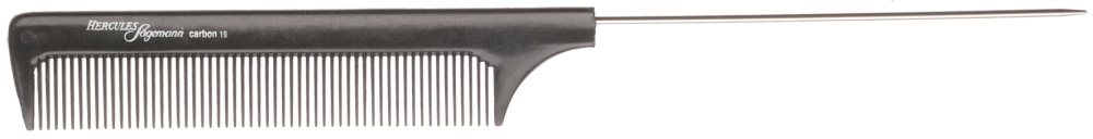 Hercules Sägemann Carbon Nadelstielkamm HS C19 anthrazit 8.75