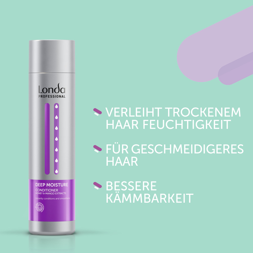 londa-vorteile-deep-moisture-conditioner-fuer-sproedes-haar-graue-flasche-mit-lilane-akzente-logo-text-250-ml