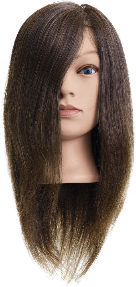 Efa HANNA Humanhaar braun 40-45 cm (Frisierkopf)