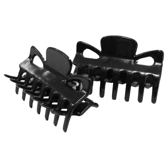 Claw Clips schwarz 3,5cm 4er