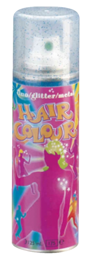 Farbspray mit Glitter