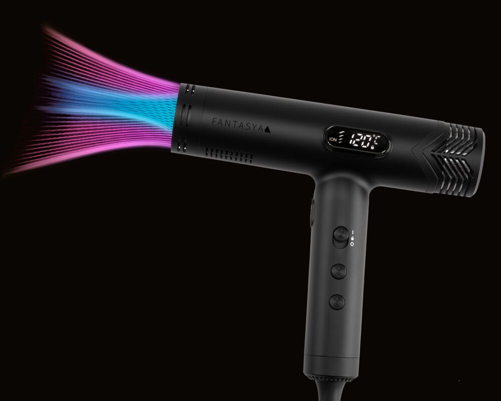 14102566-efalock-fantasya-foehn-fuer-friseur-fantasya-bldc-schwarz- digital-haartrockner-mit-strahl-abbildung