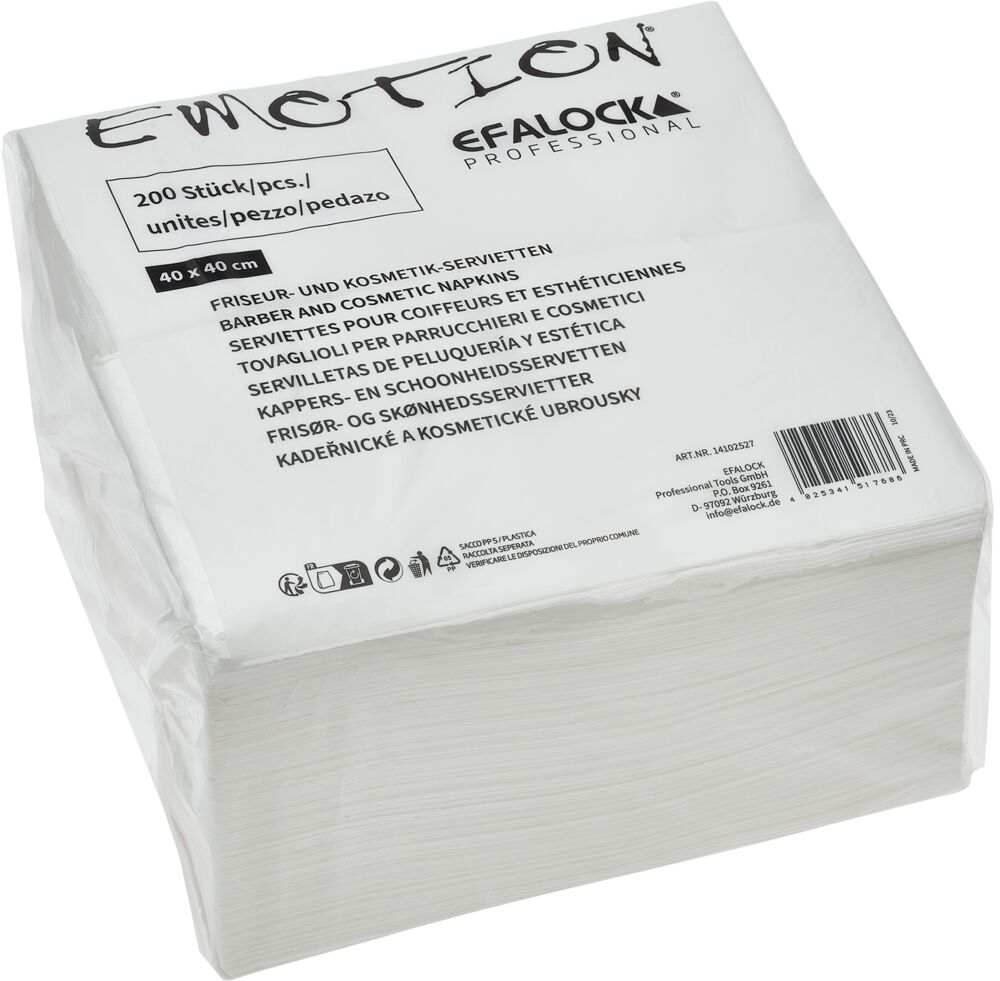 Efalock Emotion Servietten 40 x 40 - 200 Stück (2-lagig)