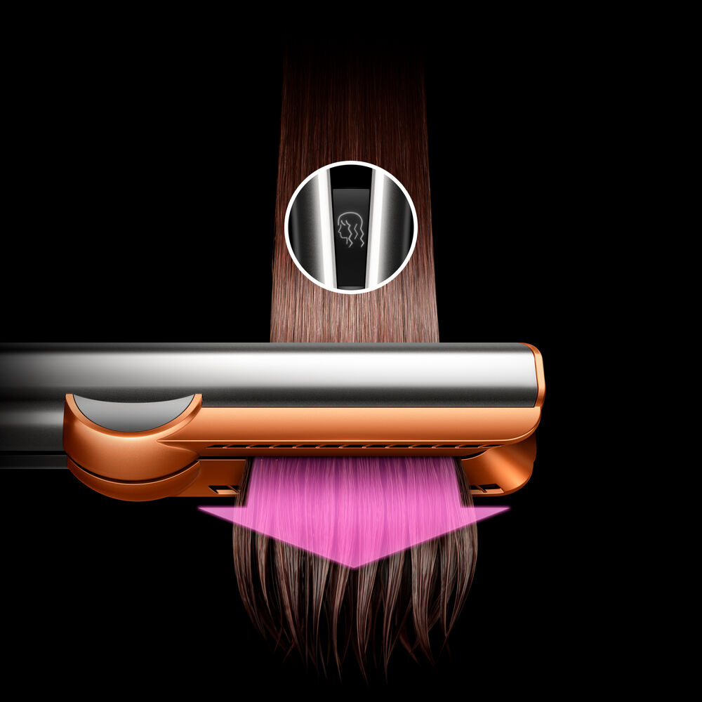 Dyson Airstrait Haarglätter in ceramic pink und rosé