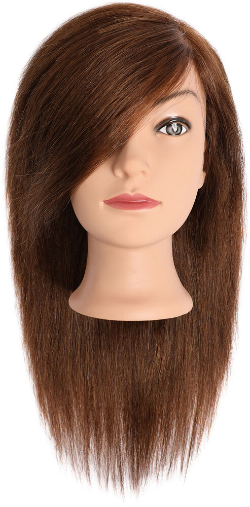 Efa EMILIA Naturhaar braun 35cm (Frisierkopf)