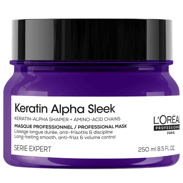 loreal-keratin-alpha-sleek-maske-250-ml-in-lila-tiegel