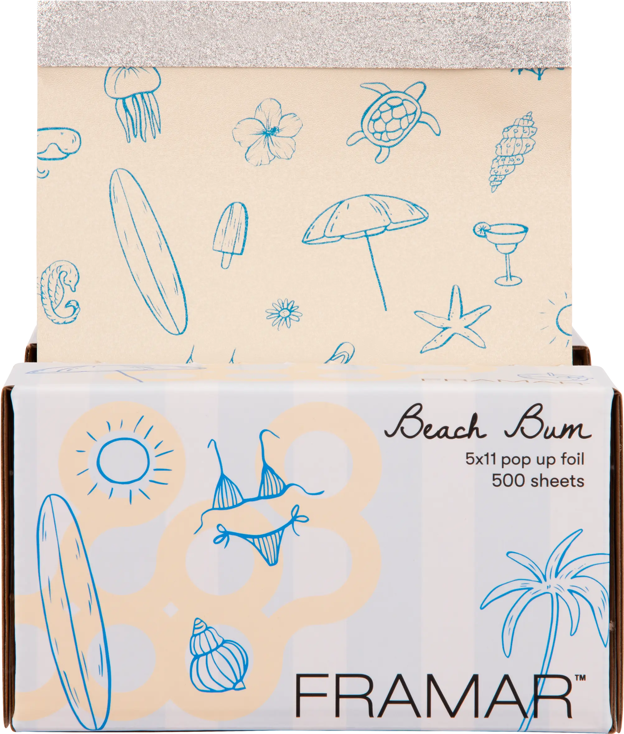 framar-beach-bum-soft-pop-up-foil-500-sheets-produktbild-mit-verpackung-straehnenfolie