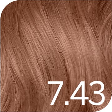 mittelblond kupfer gold