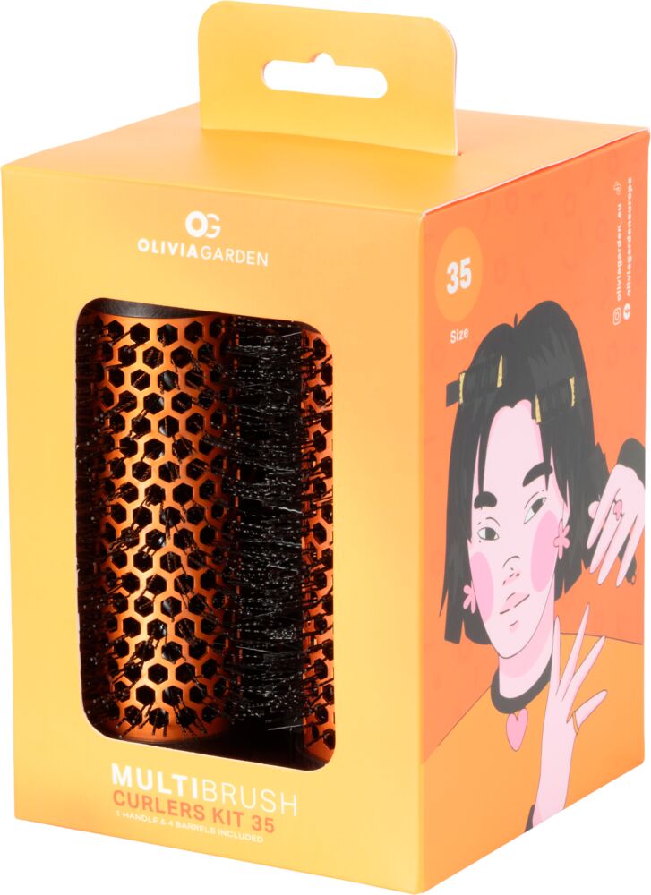 Olivia Garden Multibrush Sets - 4 Bürstenkörper + 1 Griff