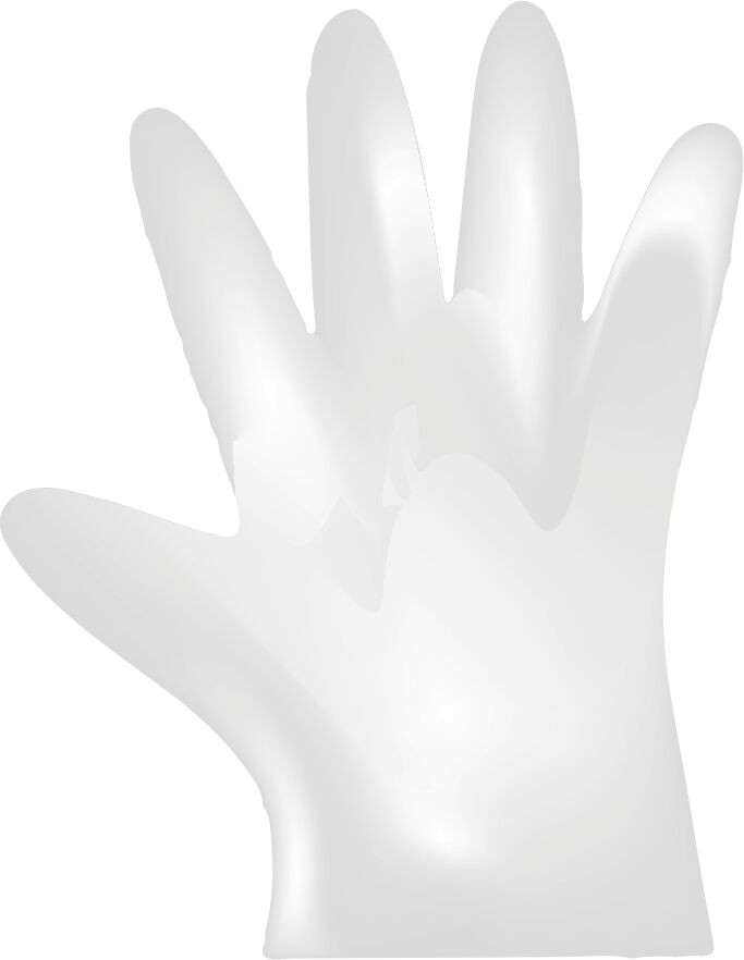Folienhandschuhe 100 Stück - Einweg