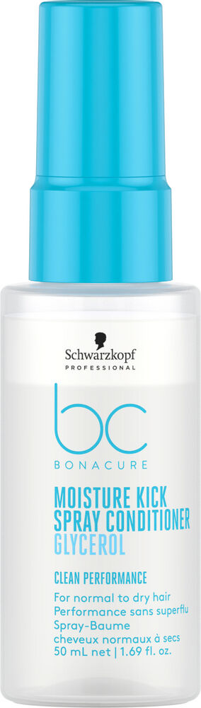 schwarzkopf-professional-bc-bonacure-moisture-kick-spray-conditioner-leave-on-50ml-transparente-flaschce-blaue-schrift-zum-spruehen