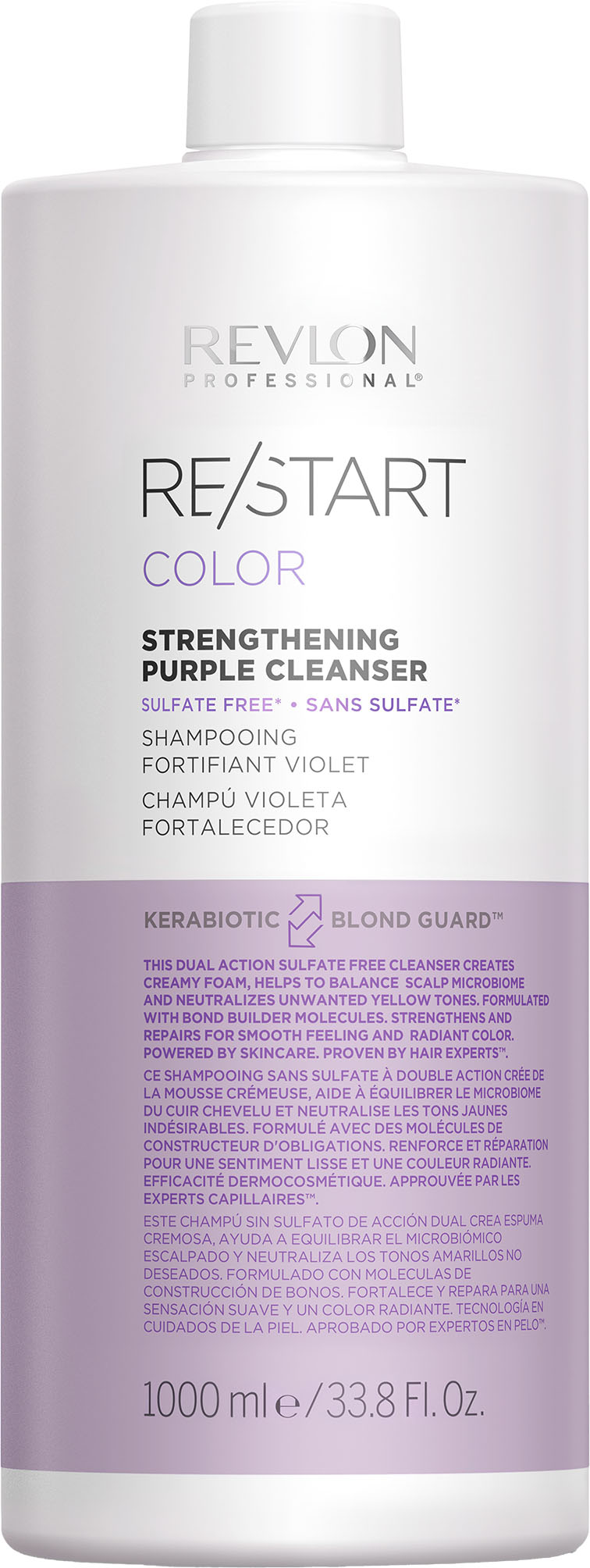 revlon-restart-color-strengthening-purple-cleanser-shampoo-1-Liter-fuer-blondes-und-aufgehelltes-haar-gegen-gelbstich