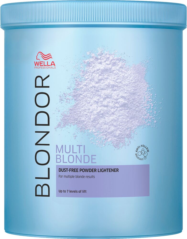 wella-hellblaue-runde-dose-mit-violetter-multi-blonde-puder-blondierung-text-und-logo-800-g