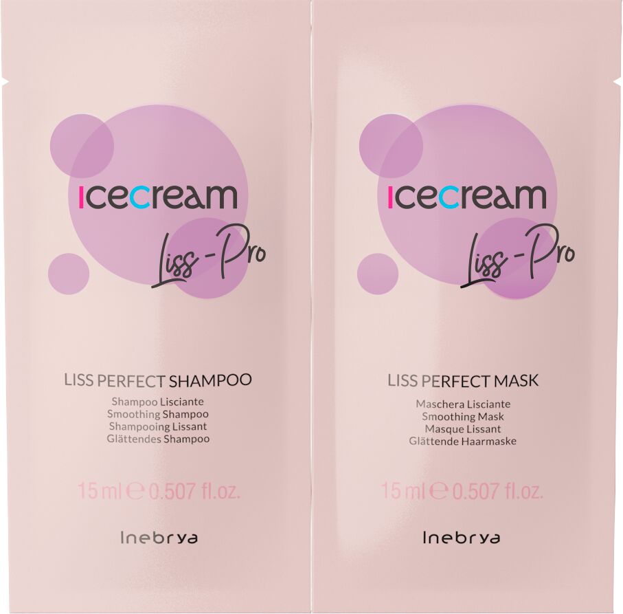 Inebrya Sachets zur Haarpflege: Shampoo 15ml + Mask 15ml