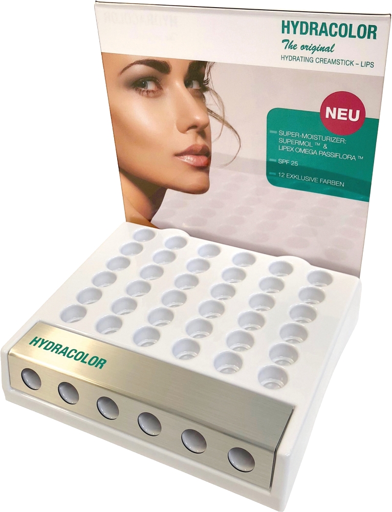 Hydracolor Leerdisplay 6x6 Farben