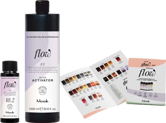 62150019-nook-flow-haar-glossing-starterset-mit-drei-glossing-vier-flaschen-activator-1-liter-und-gedruckte-farbkarte