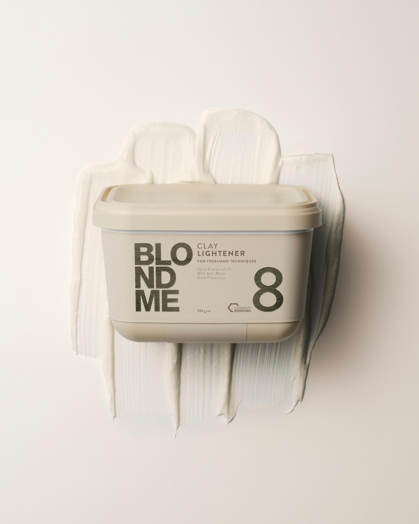 schwarzkopf-blondme-clay-lightener-8-blondiercream-8-stufen-aufhellung-350-g-beige-dose-mit¬-konsistenz-im-hintergrund