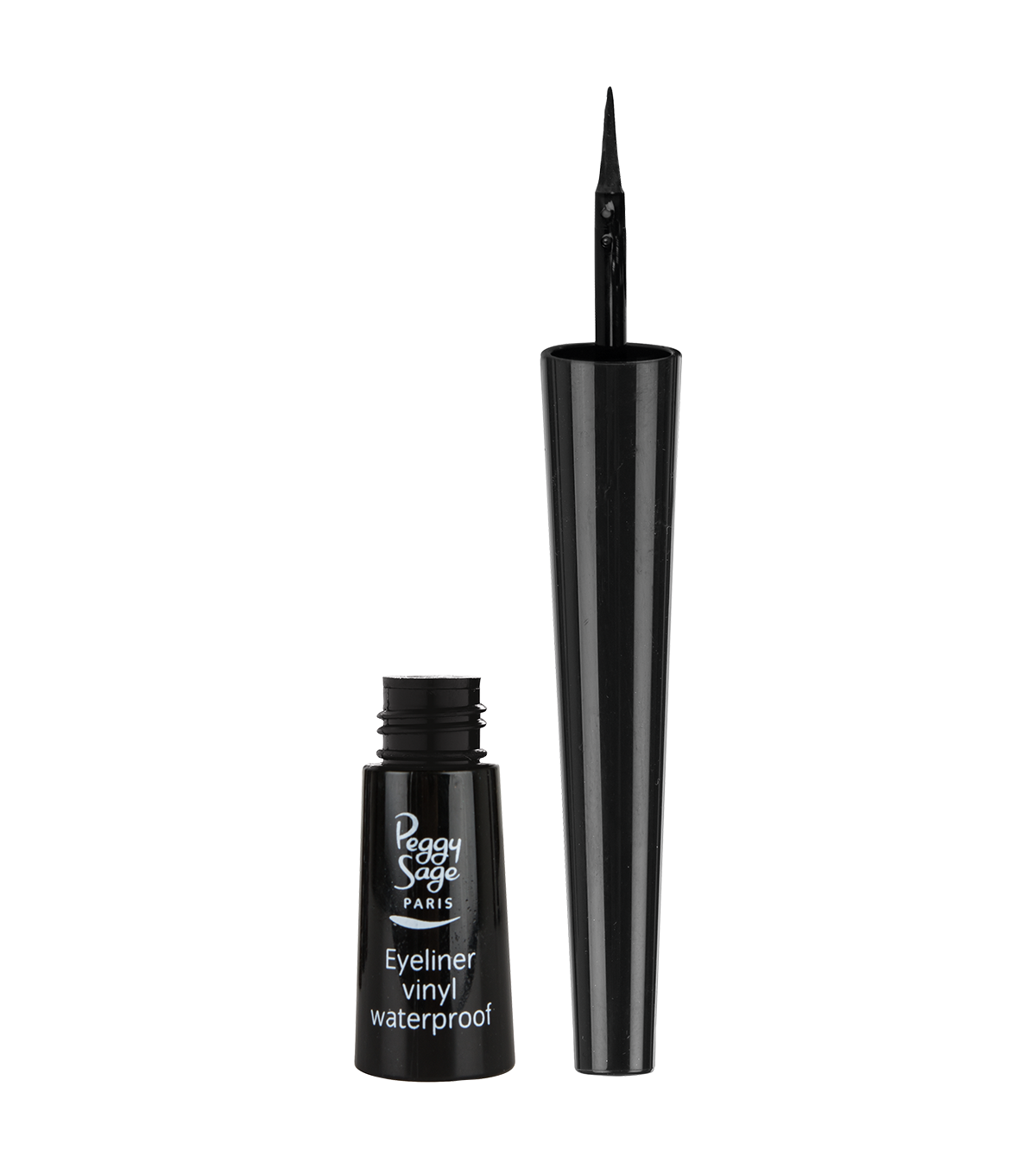 Peggy-Sage-Eyeliner-Pinsel-schwarz-wasserfest-5-ml-Flasche-mit-Applikator