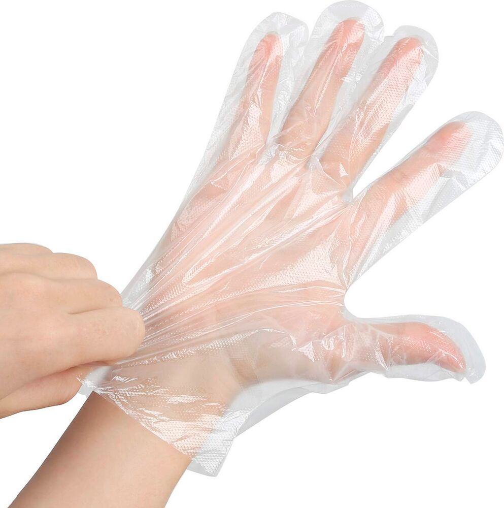 Folienhandschuhe 100 Stück - Einweg