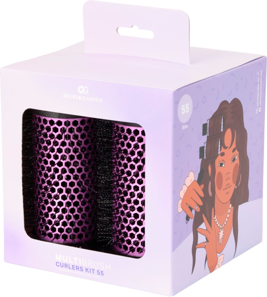 Olivia Garden Multibrush Sets - 4 Bürstenkörper + 1 Griff