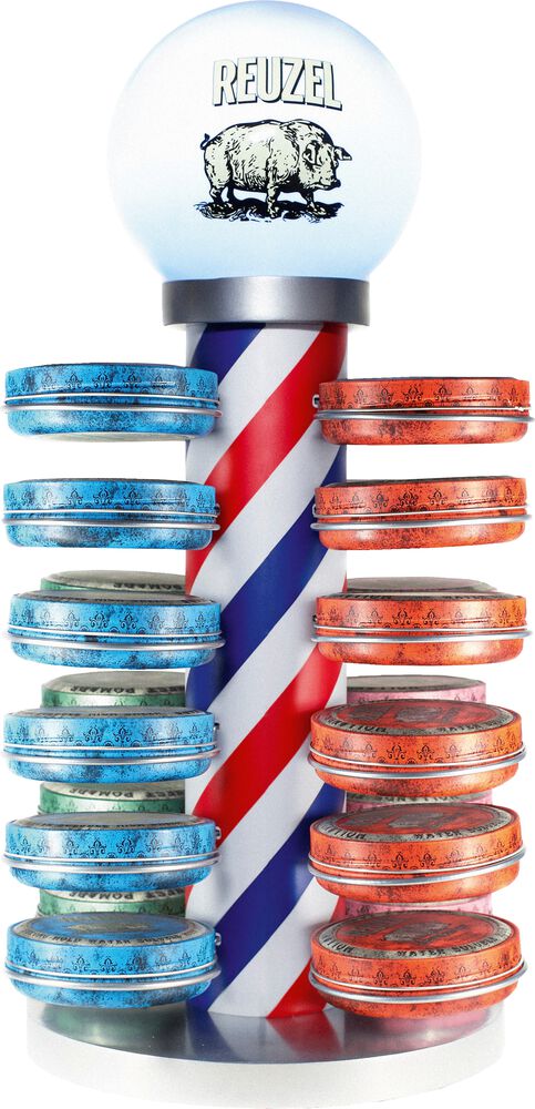 Reuzel Barber Pole Display unbestückt