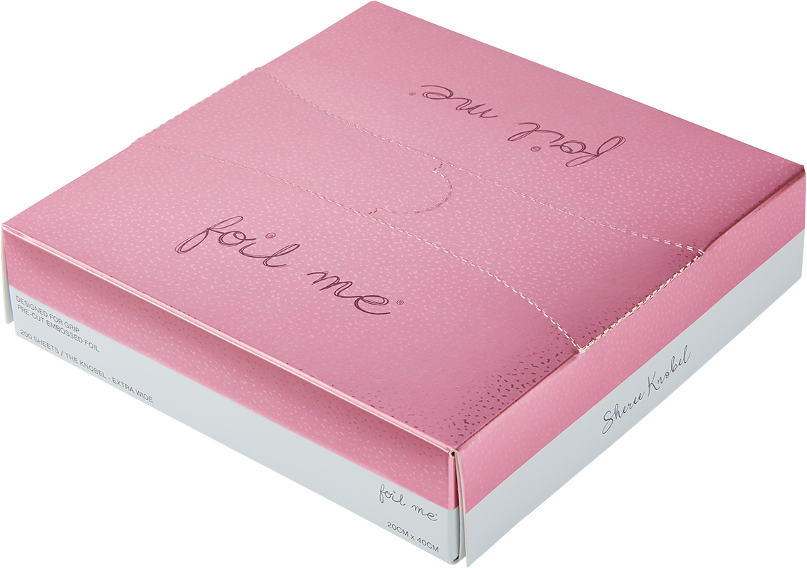 foil-me-straehnenfolie-the-knobel-pink-200-blatt-in-20-x-40cm-verpackung-geschlossen