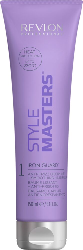 revlon-professional-style-masters-iron-guard-anti-frizz-balsam-mit-hitzeschutz-bis-230-grad-in-lila-tube-150ml