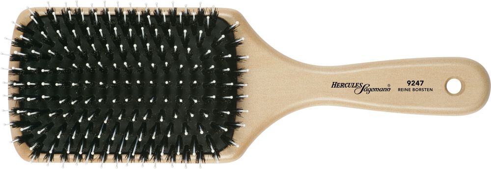Hercules Sägemann Paddle Brush Holzbürste 11-reihig