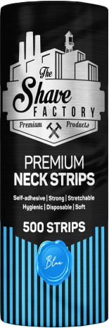the-shave-factory-premium-neck-strips-blue-500-stueck-schwarze-rolle-von-the-shave-factory-halskrause-fuer-barber-und-friseur