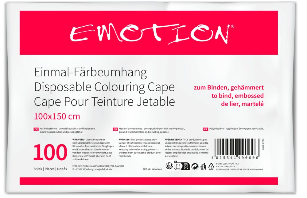 Einweg-Umhänge - 100 Stück
