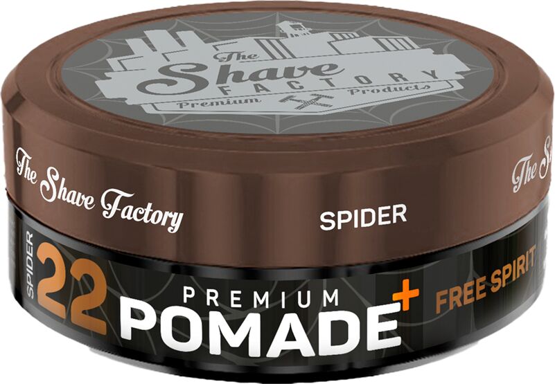 The Shave Factory Premium Pomade Free Spirit 22 150ml (Spider)