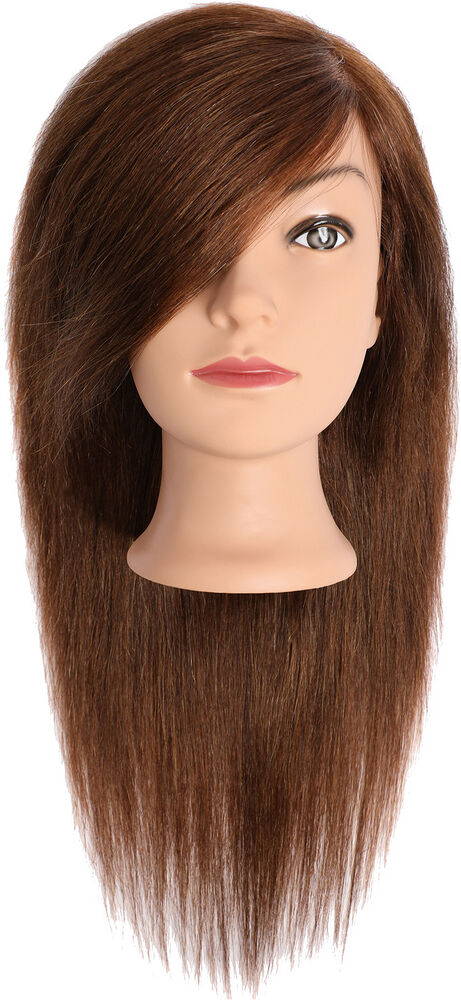Efa JULIA Naturhaar braun 40-45 cm (Frisierkopf)