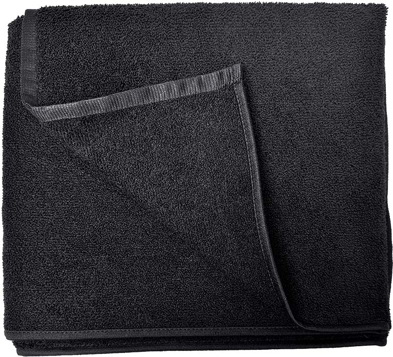 Mikrofaser-Handtuch 51x86cm schwarz