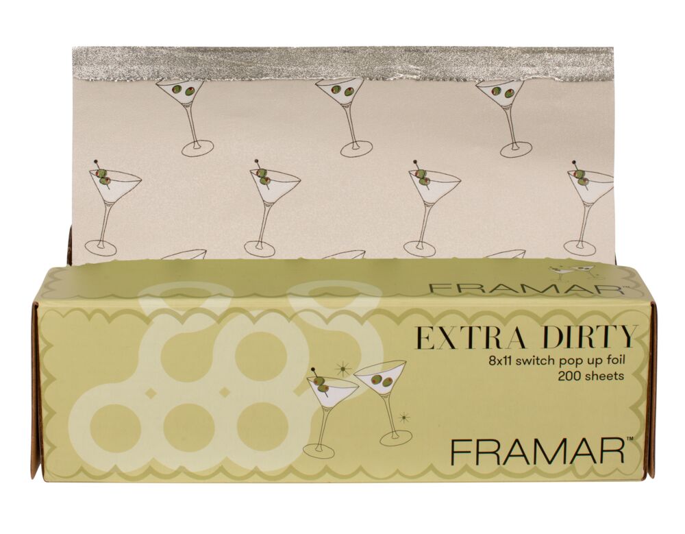 Framar Pop Up Foil Extra Dirty 200 Blatt (20 x 28 cm Strähnenfolie)
