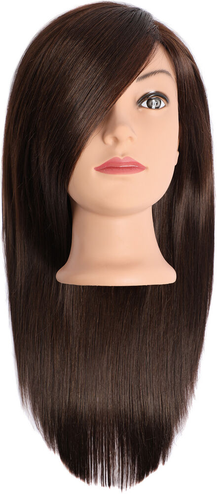 EMOTION DINA Natur-Synth-Mix braun 35 cm (Frisierkopf)
