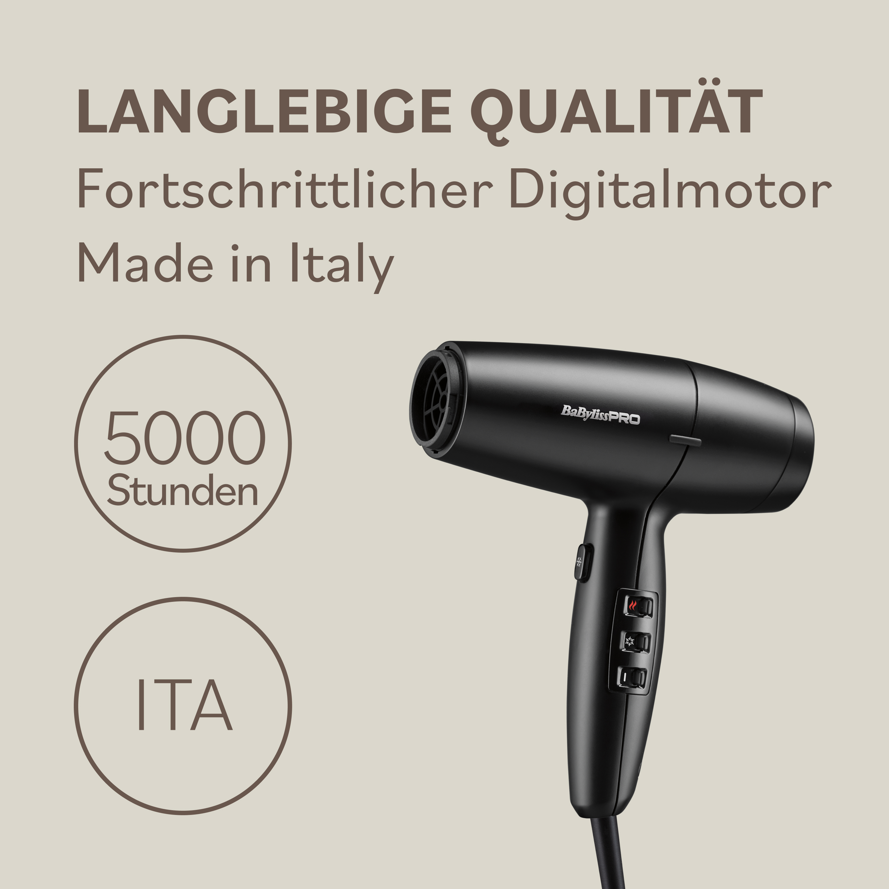 Babyliss PRO Lupia (digitaler High-Speed-Föhn)