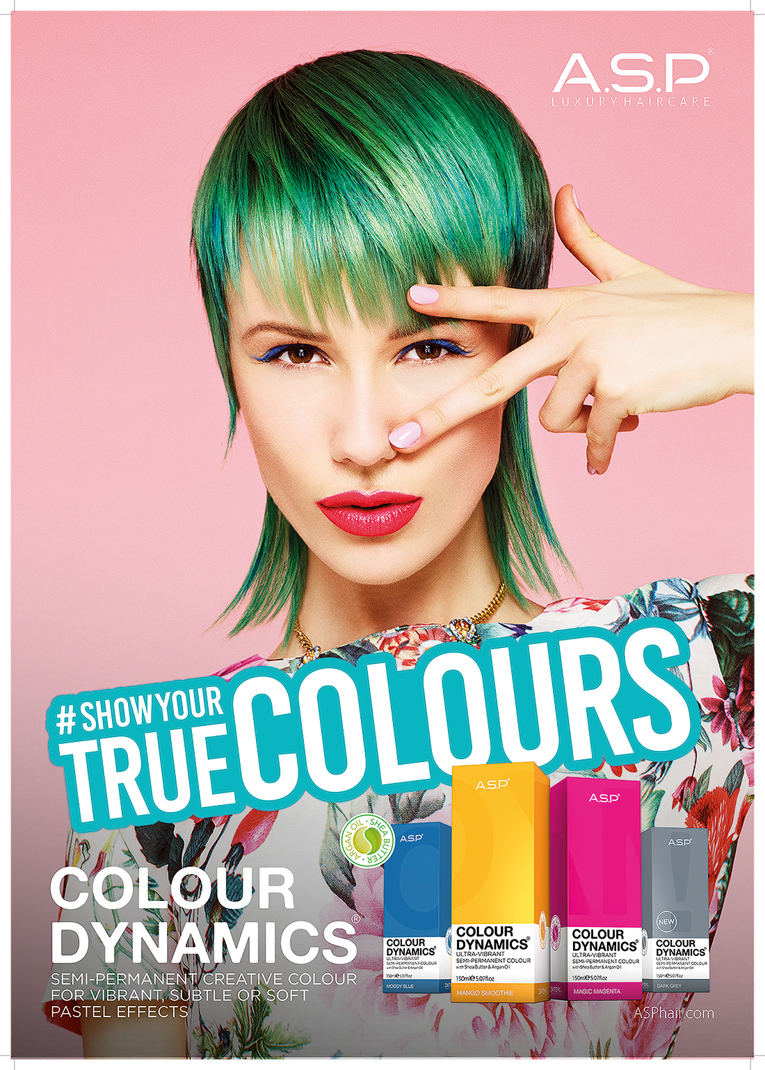 Colour Dynamics Poster Green